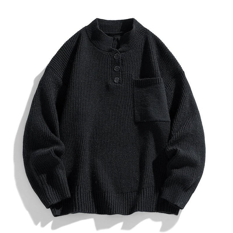 Keith | Men’s Spring Buttoned Knit Pullover
