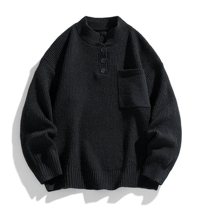 Keith | Men’s Spring Buttoned Knit Pullover