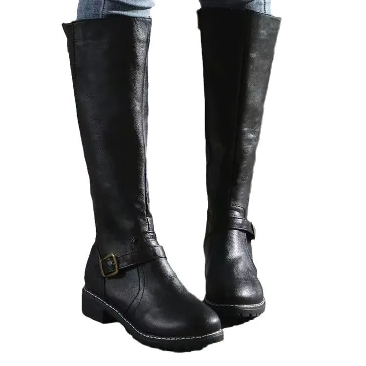 Women’s Tall Knee-High Zipper Boots