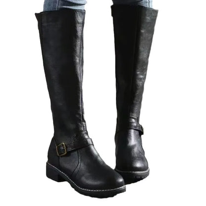 Women’s Tall Knee-High Zipper Boots