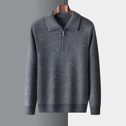 Kyle | Men’s Spring Half-Zip Knit Sweater