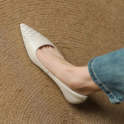 Zelith Genuine Leather Pumps