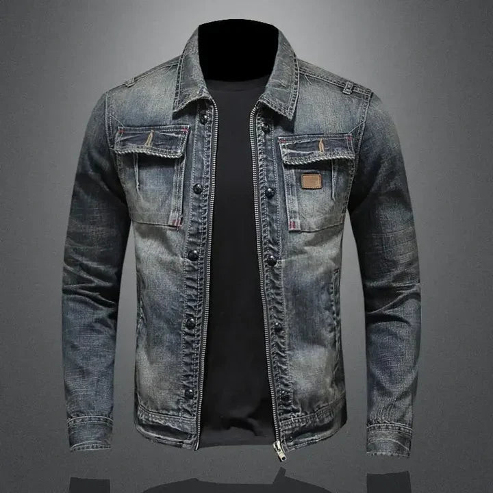 Men's Denim Jacket - Fashinoza