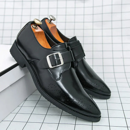 Men's Bucklor Genuine Leather Shoes