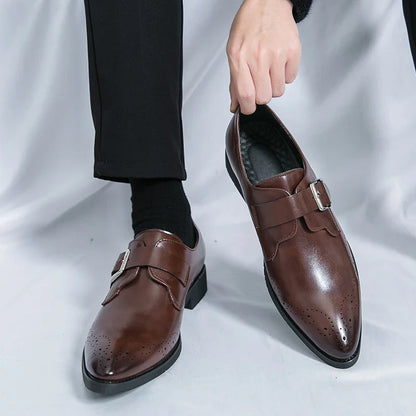 Men's Bucklor Genuine Leather Shoes