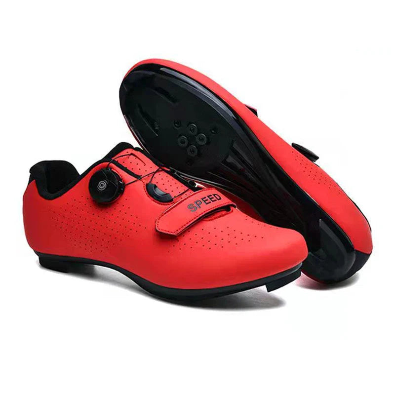 Unisex Mountain Bike Cycling Shoes Self-Locking Breathable Road Bicycle Flat Sneakers