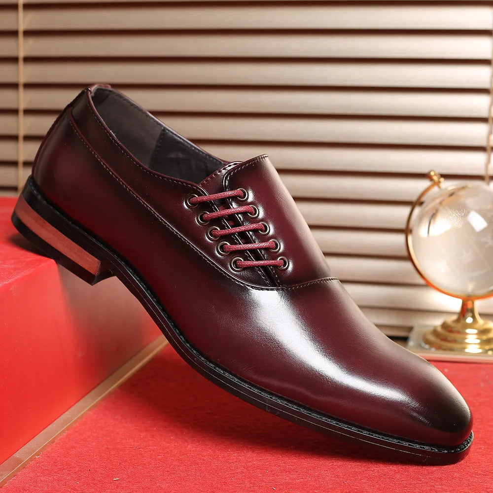 Men's Bertolini Genuine Leather Oxford Shoes