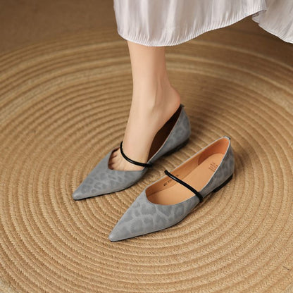 Calista Leather Flats