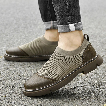 Men's Ace Leather Mesh Shoes
