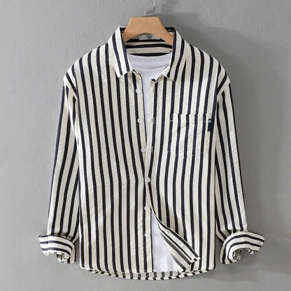 Niels Men's Striped Button Down Shirt