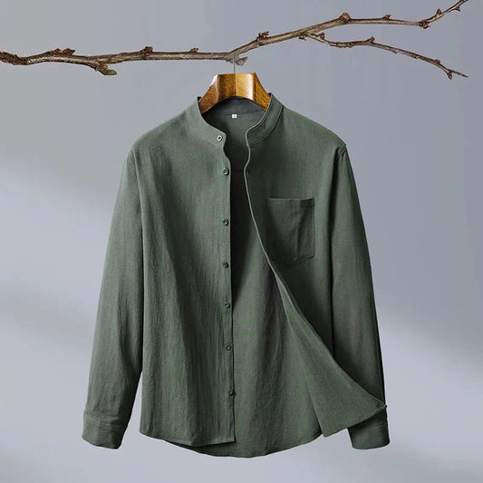 Men's Relaxed Fit Casual Shirt Breathable - 
Fashinoza