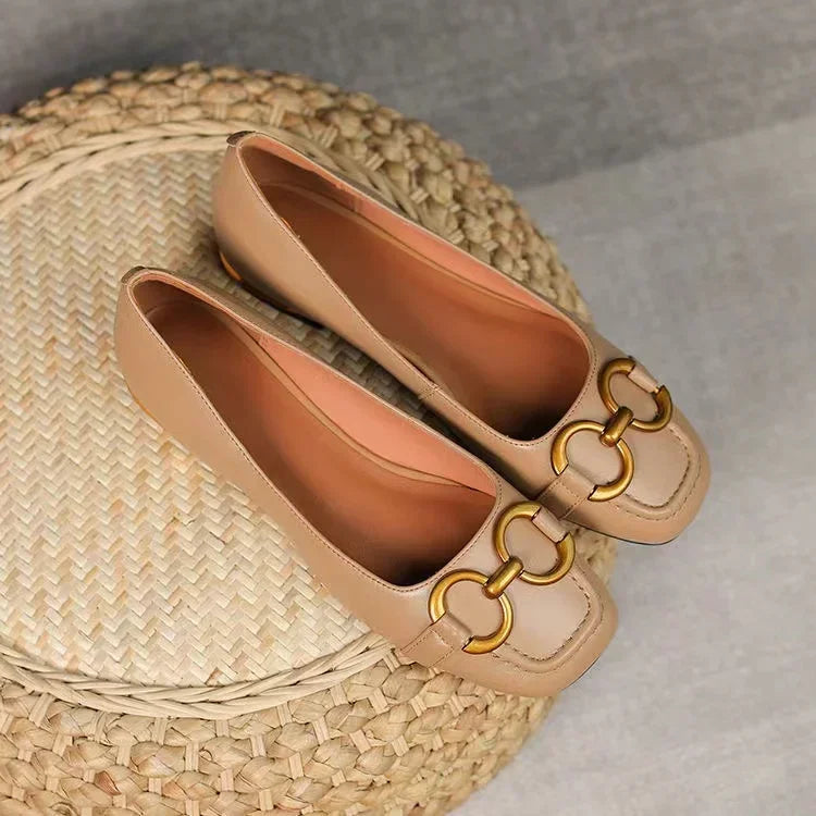 Women's Cushioned Flat Sandals Low Heel