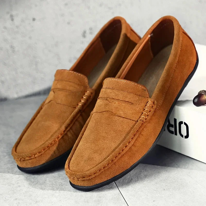 Men's Soft Loafers Comfortable Slip On Shoes