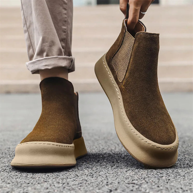 Marco Men's Suede Chelsea Boots