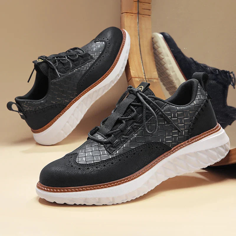 Textured Cushioned Sneakers