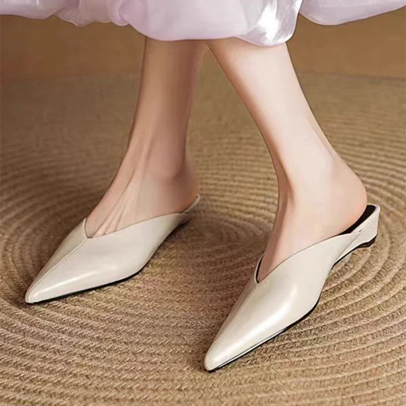 Eneva Leather Mules