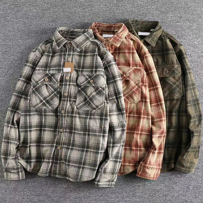Harry | Men Summer Plaid Button Front Shirt