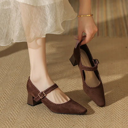 Capri Suede Heels