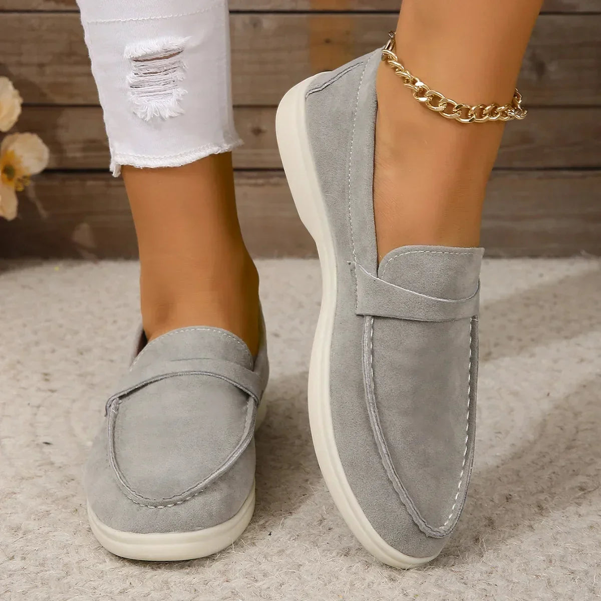 Sienna Suede Loafers