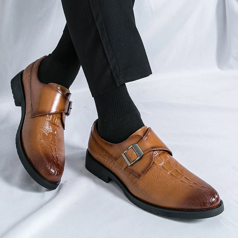 Men's Zenvor Genuine Leather Shoes