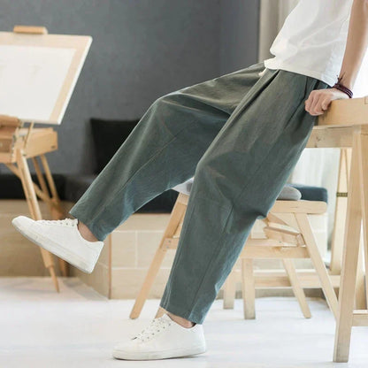 Relaxed Everyday Drawstring Trousers