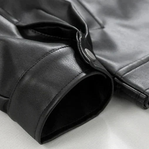 Alexander  | Men’s Oversized Leather Bomber Jacket