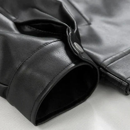 Alexander  | Men’s Oversized Leather Bomber Jacket