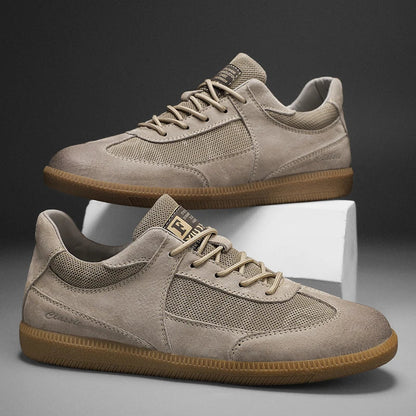 Men's Low Lace Up Sneakers - 
Fashinoza