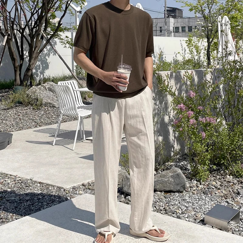 Relaxed Everyday Drawstring Trousers