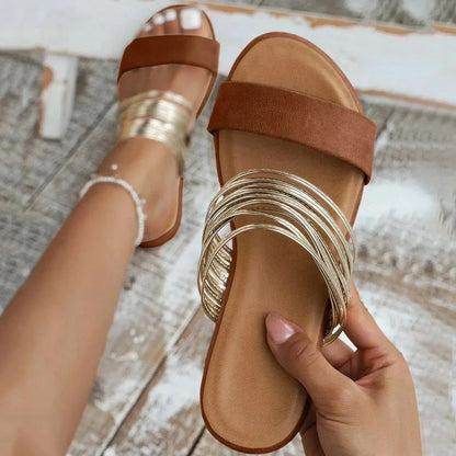 Women's Multi-Strap Slide Sandals
