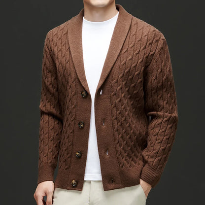 Womens Wool Blend Cardigan - 
Fashinoza