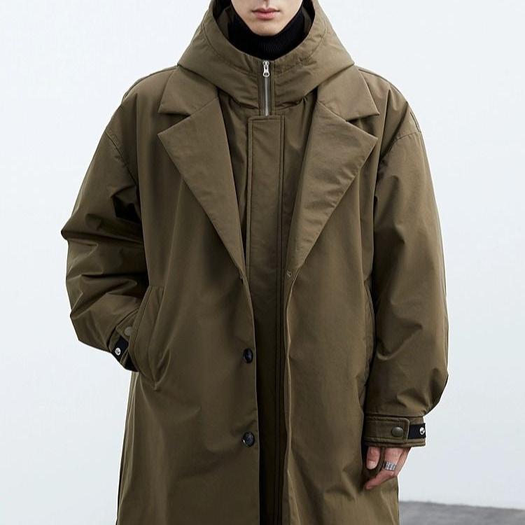 Grant | Men’s Hooded Utility Long Coat