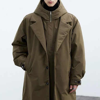 Grant | Men’s Hooded Utility Long Coat