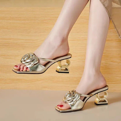 Rosette Heels