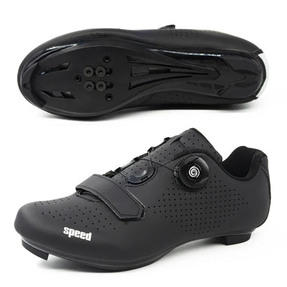 Unisex Mountain Bike Cycling Shoes Self-Locking Breathable Road Bicycle Flat Sneakers