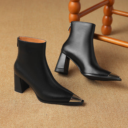Women's Ankle Boots Toe Cap