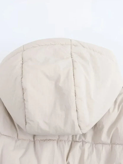 Women's Quilted Puffer Jacket Hooded Thick Warm Winter Coat