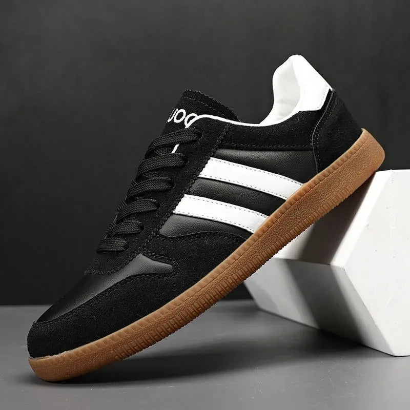 Hollis Men's Classic Stripe Sneakers - 
Fashinoza
