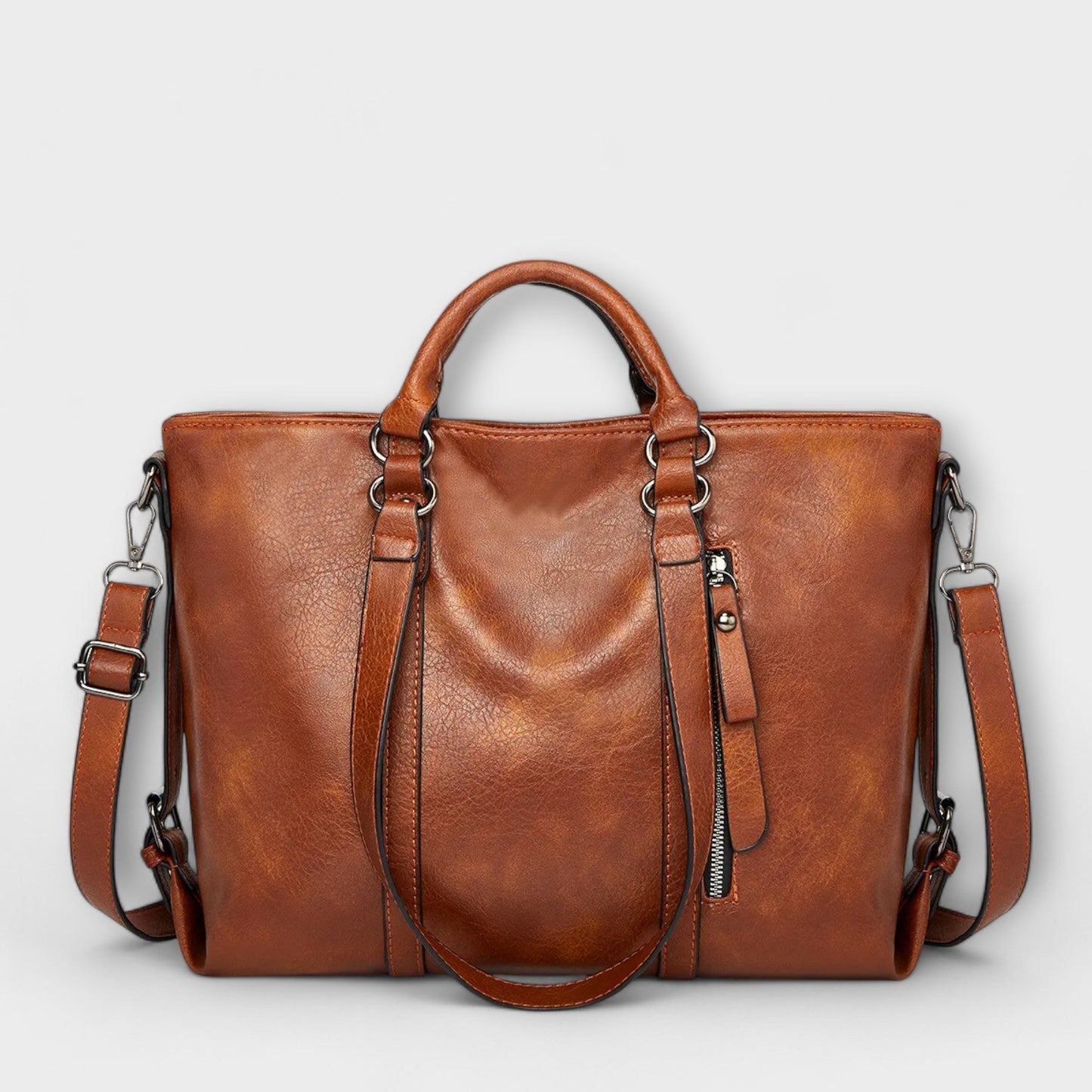 Women's Leather Professional Handbag - Fashinoza