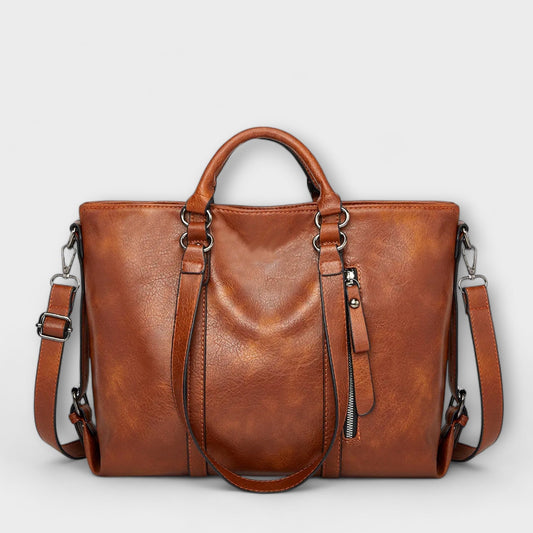 Women's Leather Professional Handbag - Fashinoza