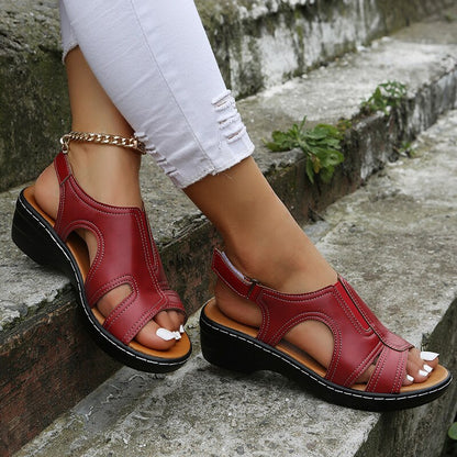 Women's Open Toe Sandals Layered Sole