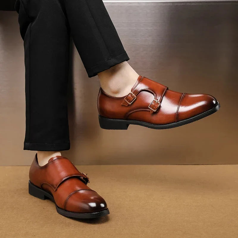 Men's Grandeur Monk Strap Shoes