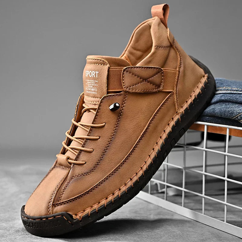 Men's Casual Sneakers Moc Stitching Durable Outsole Comfortable - Fashinoza