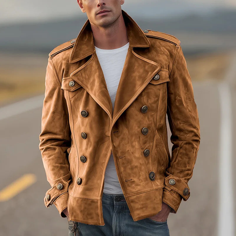 Douglas Men's Suede Overcoat