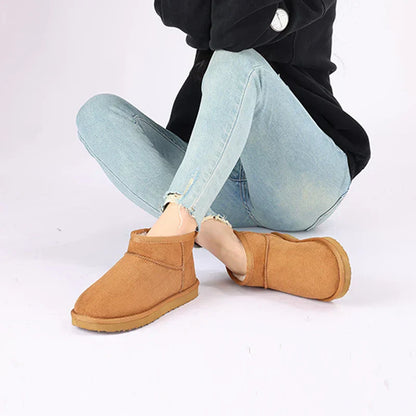 Women's Low Ankle Flat Boots