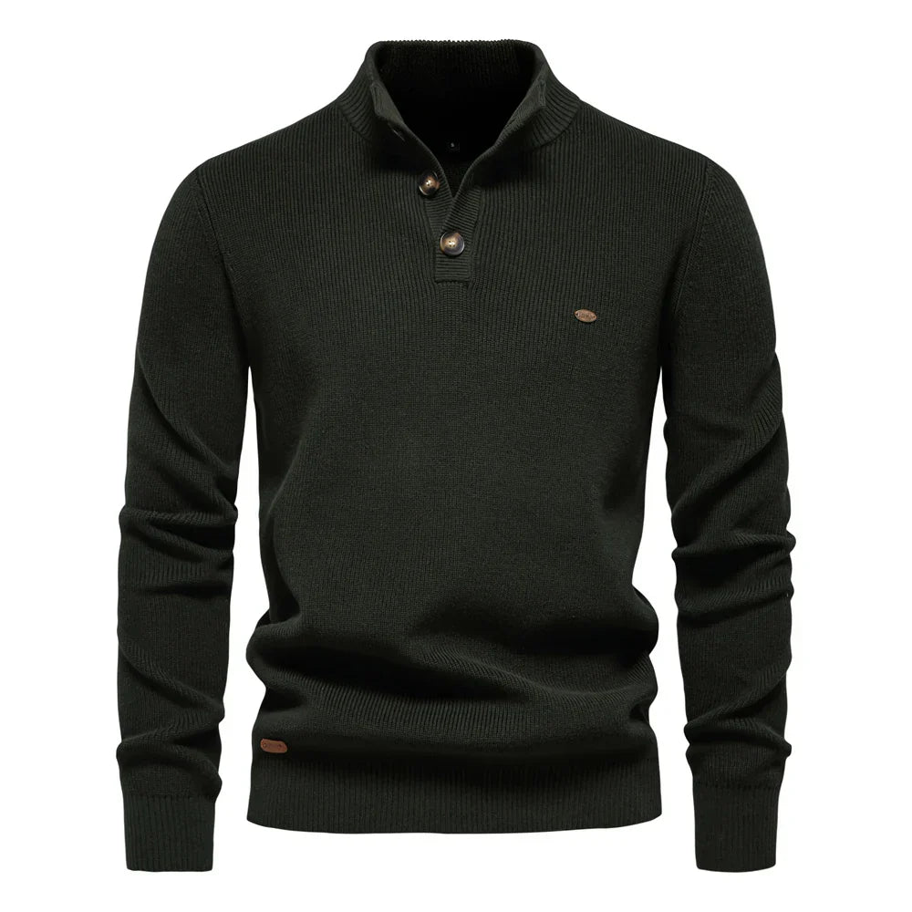 Women's Buttoned Sweater Maple Wood