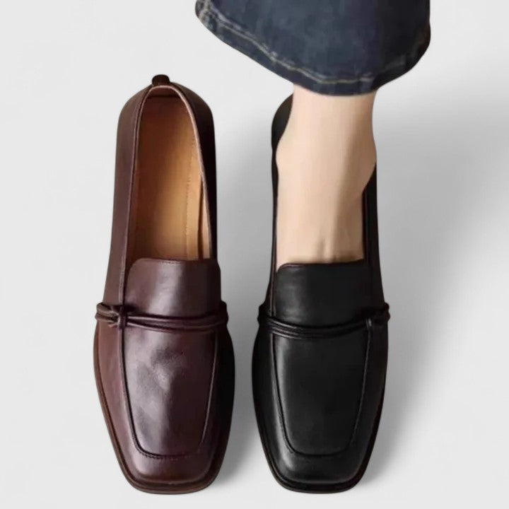 Women's Square-Toe Slip-On Loafers