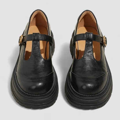 Women's Mary Jane Shoes Chunky Sole Rounded Toe
