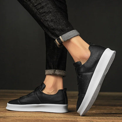 Men's Italian Leather Sneakers Marino