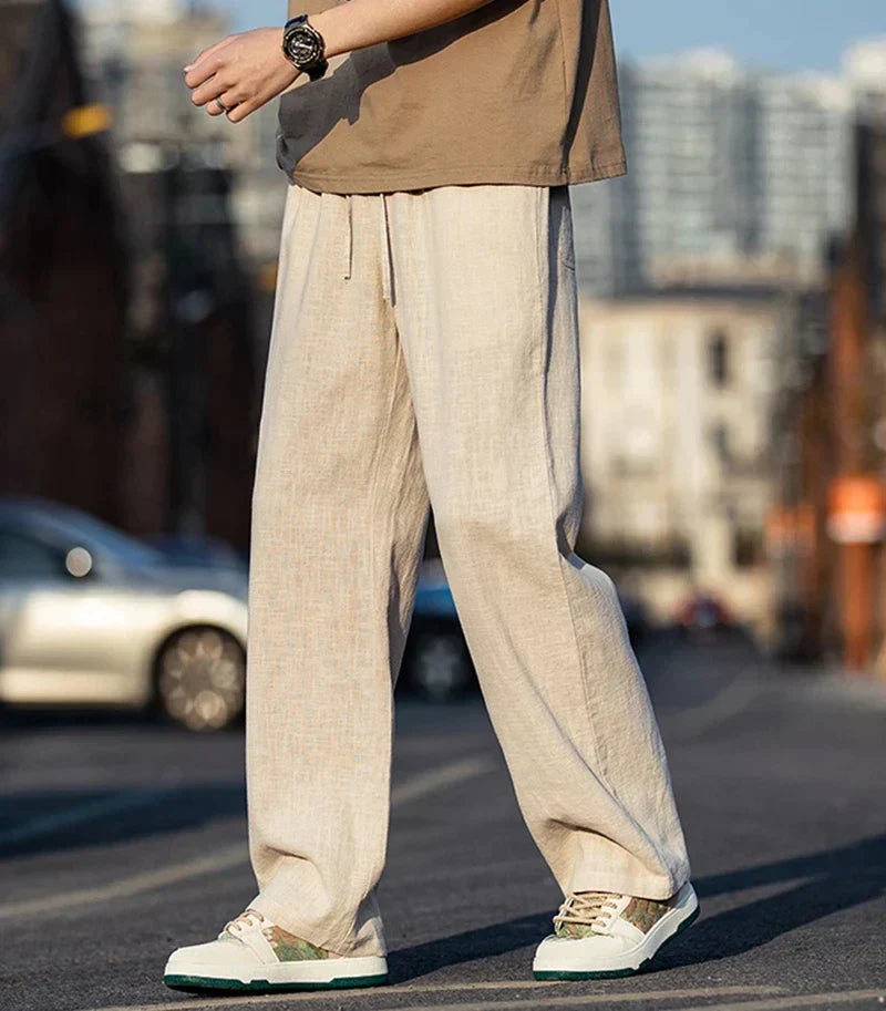 Relaxed Everyday Drawstring Trousers